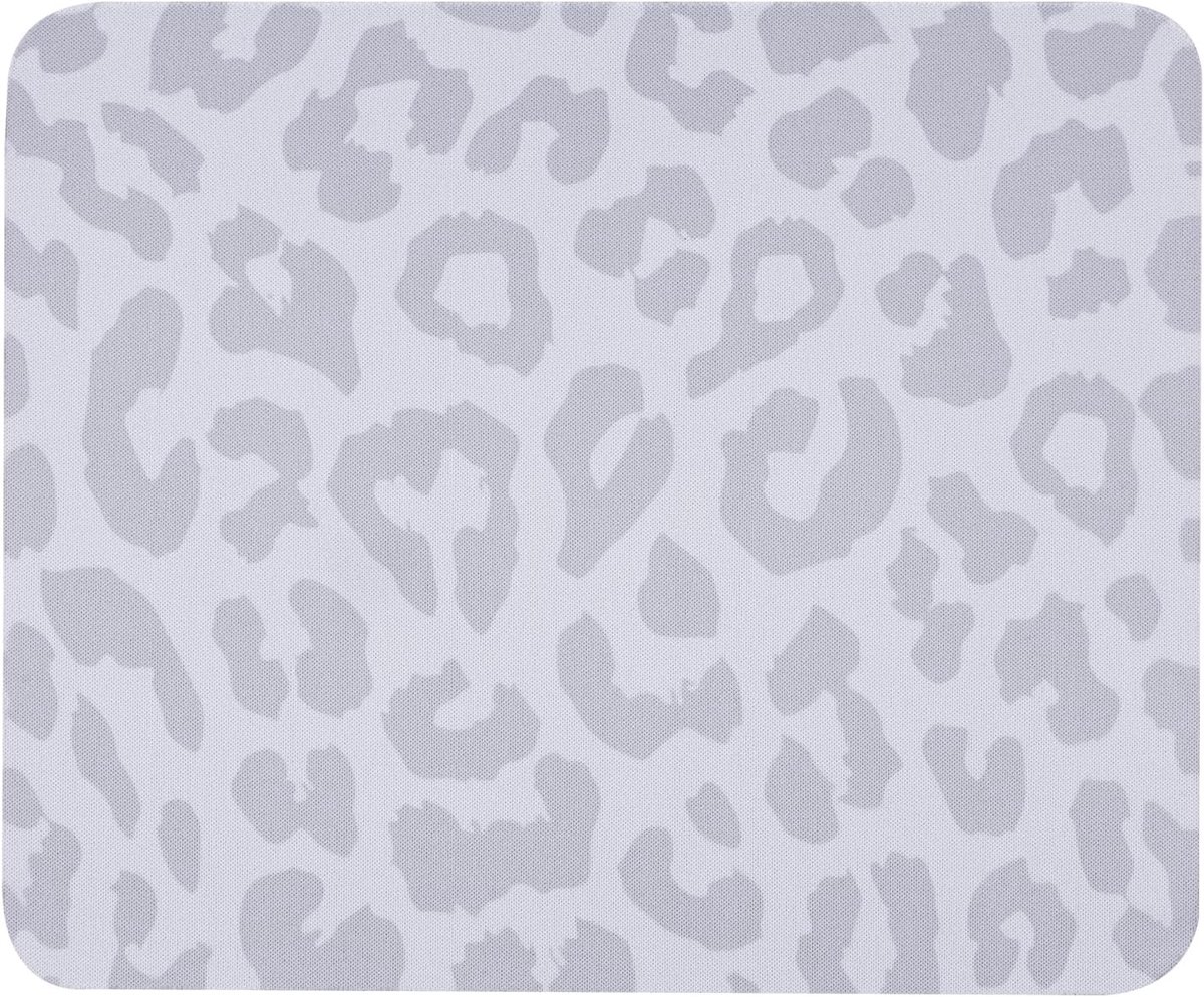 Vierkante Muismat 24x20 cm met Luipaardprint - Waterdicht, Antislip en Ideaal voor Kantoor en Gaming Accessoires