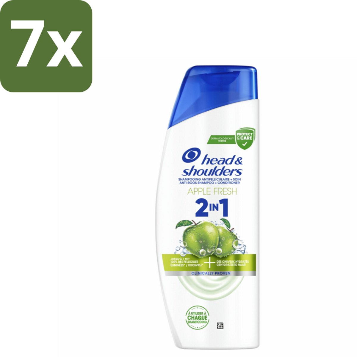 Head & Shoulders – 2-in-1 – Apple Fresh – 300 ml - Bulkverpakking - 7 stuks