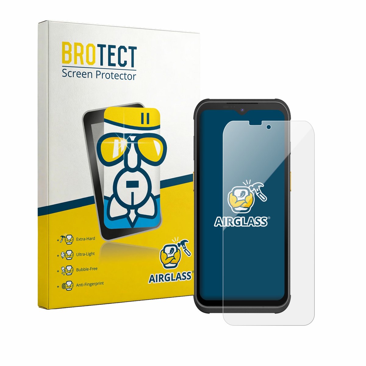 Screenprotector voor Werock Rockscan A260 Beschermglas transparant