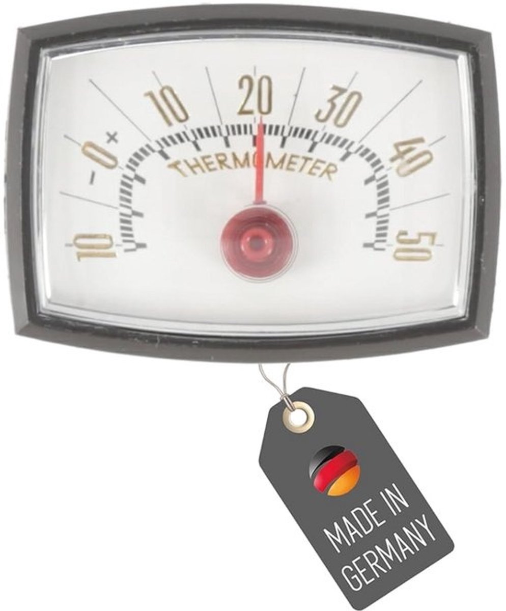 Zelfklevende Autothermometer - Analoge Temperatuurweergave voor Auto en Camper - Meetbereik -10°C tot +50°C