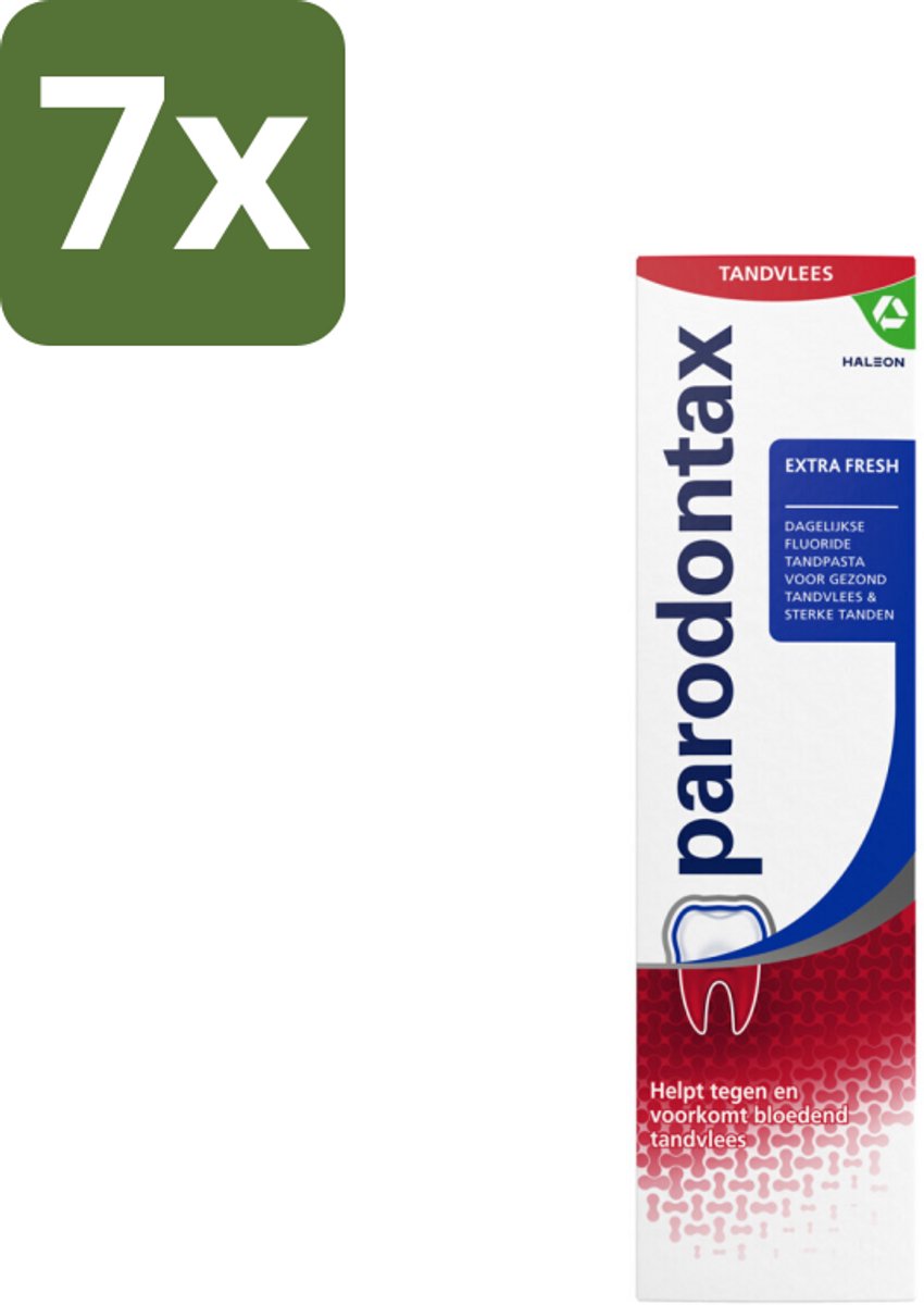 Parodontax – Tandpasta – Extra Fresh – 75 ml - Bulkverpakking - 7 stuks