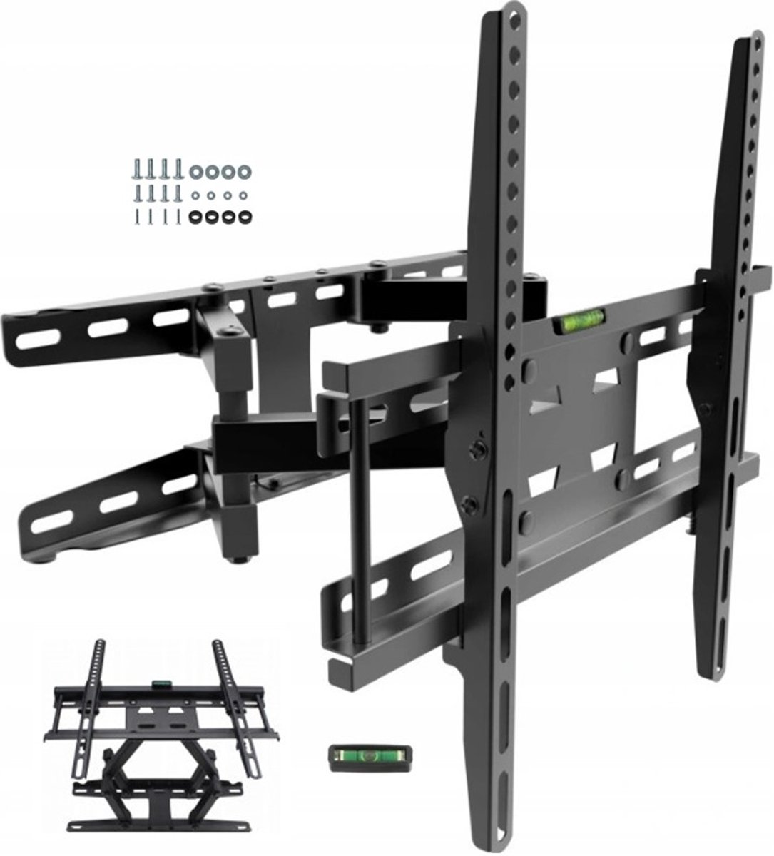 Draaibare TV Muurbeugel - Universeel & Stabiel - 45 kg