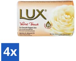 4 x Lux - Zeep - Velvet Touch - Hydraterend - Voor Geurige Huid - 80 g - Luxury Soap - Velvet Touch Soap - Hydrating Soap - Floral Soap - Soft Soap
