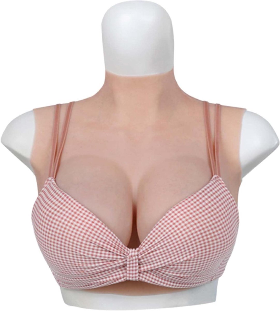 Siliconen Borstplaat - Borstvormen Imitatie - Cosplay en Drag - Realistische Huidtextuur - B-H Cup - Natuurlijk