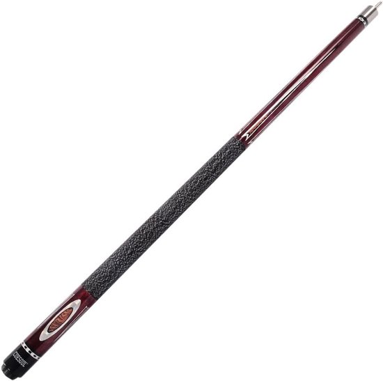 Biljartkeu 145 cm met quick release verbinding en hardhouten schacht 57 inch, 2-delig -Zwart — afbeelding 2