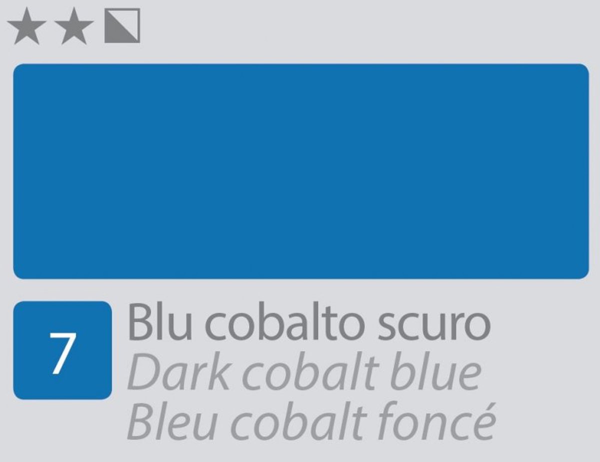 Divolo Accademia Olieverf 20 ml. - Dark Cobalt Blue