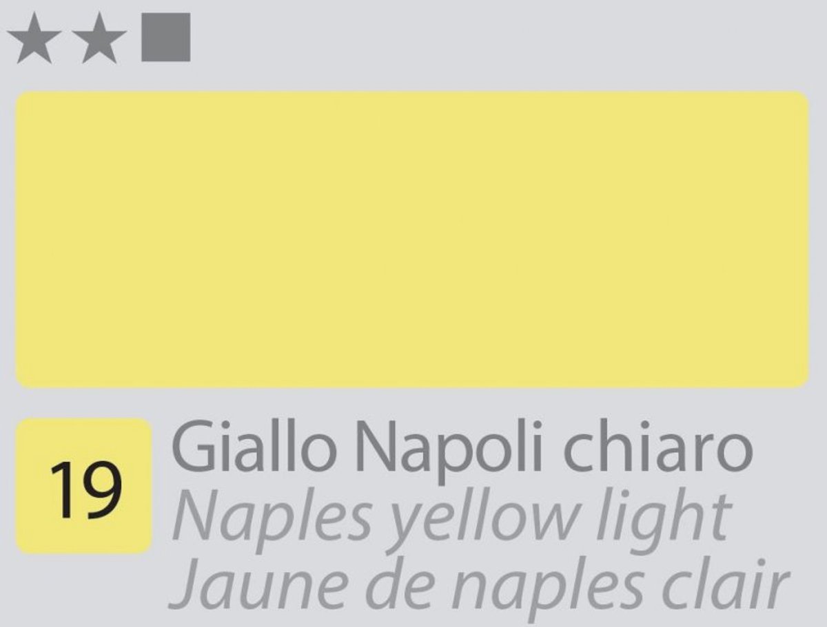 Divolo Accademia Olieverf 20 ml. - Naples Yellow Light