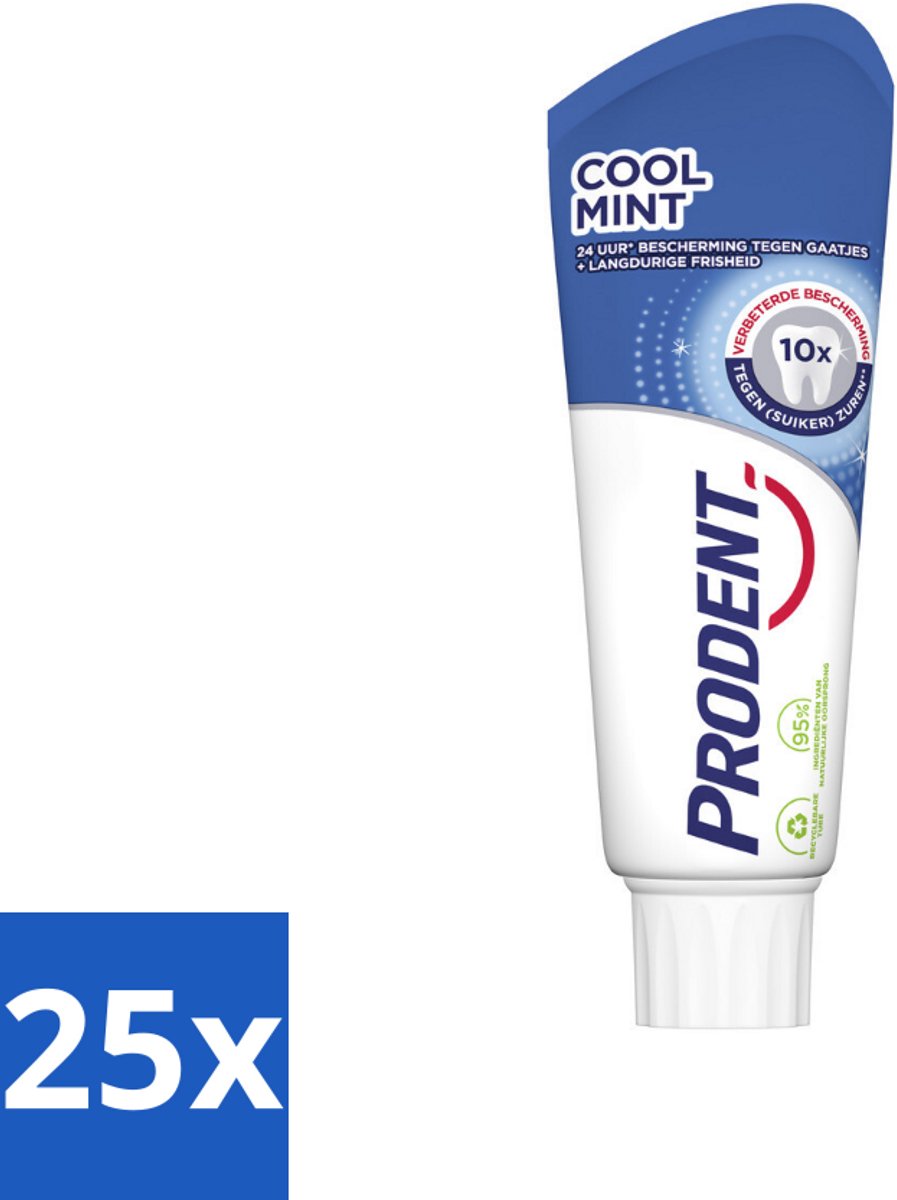 Prodent Tandpasta Cool Mint 75 ml - Bulkverpakking - 25 stuks