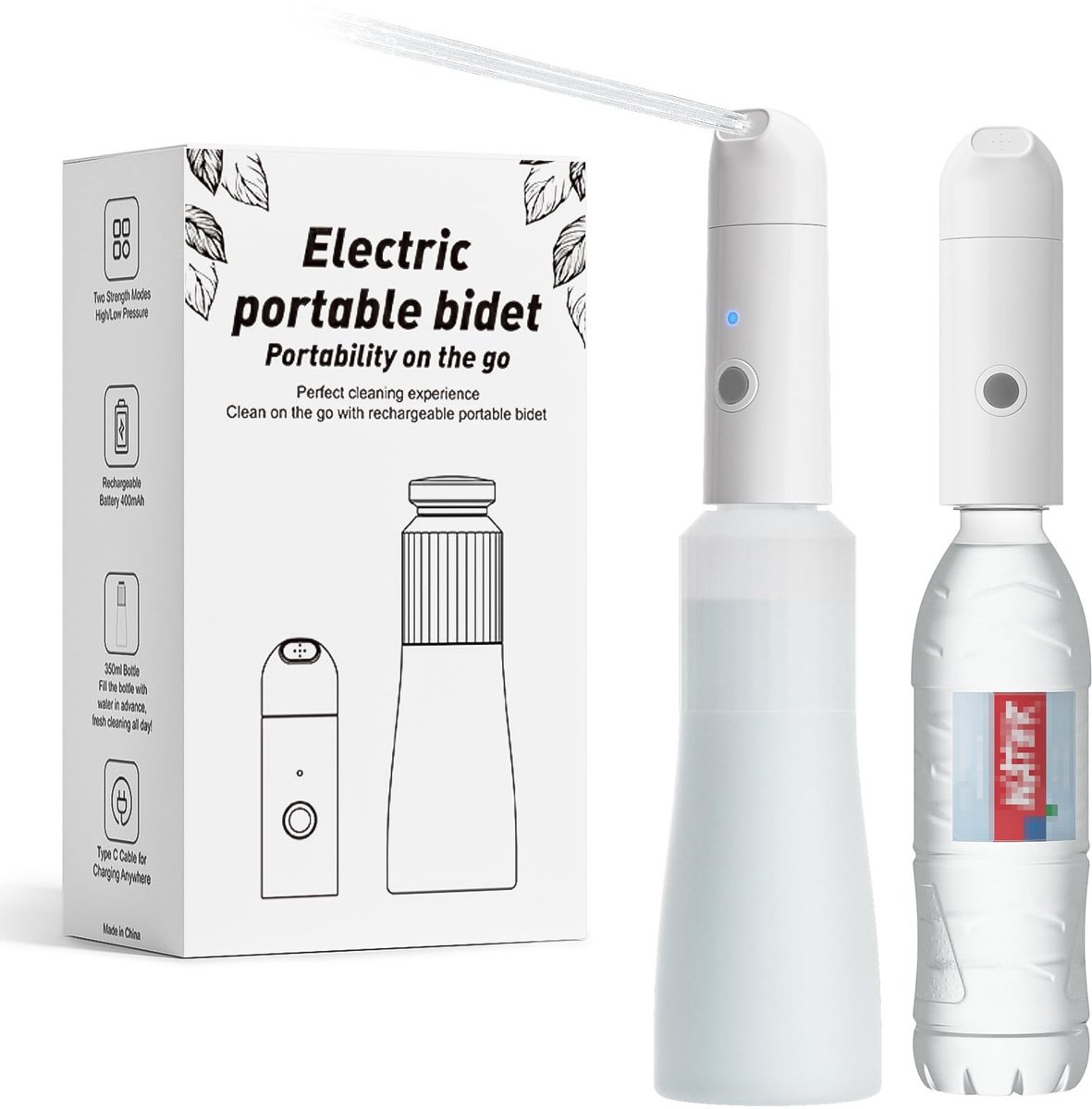 Solidchoice - Draagbaar Elektrisch Bidet voor Thuis en Reizen