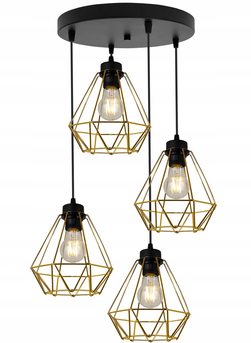 Gouden Hanglamp Nuvola - Stijlvolle Glamour voor boven uw tafel