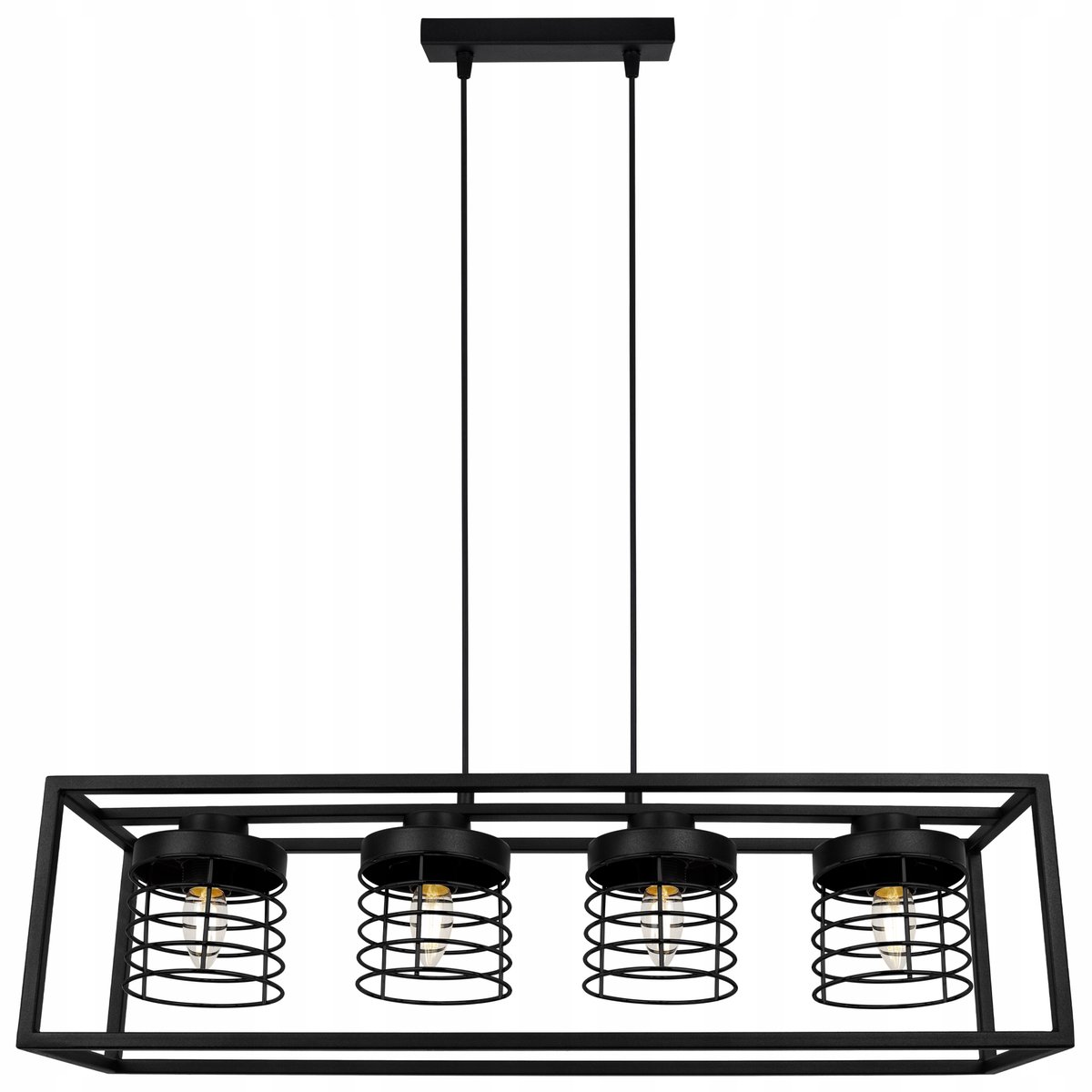 Zwarte Hanglamp Kooi Stijl - Loft Design voor Woonkamer & Keuken