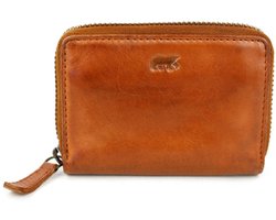 Bear Design Rudie Pasjeshouder CL19408 - Cognac – Van leer – Bear Design Rudie CL19408 is een compacte leren pasjeshouder voor wie vooral pasjes gebruikt en geen grote portemonnee mee wil nemen