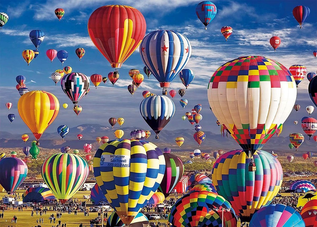 1000-delige Puzzel Ballonnen 50x70cm