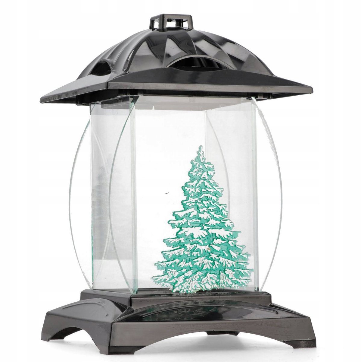 Merkloos Mini Kerstboom Lantaarn 25cm - Sfeervolle Decoratie