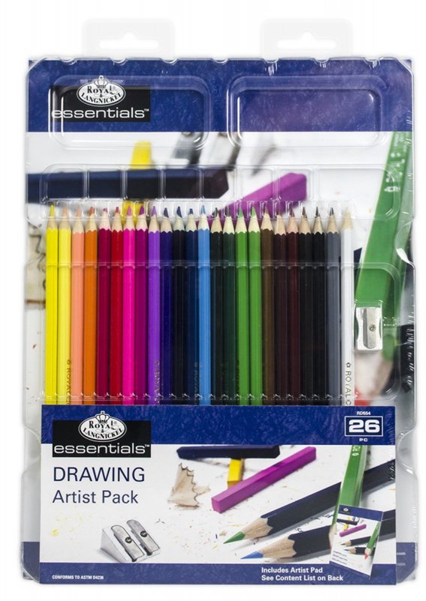 R&L Essentials Drawing Artist Set - 26 Pack