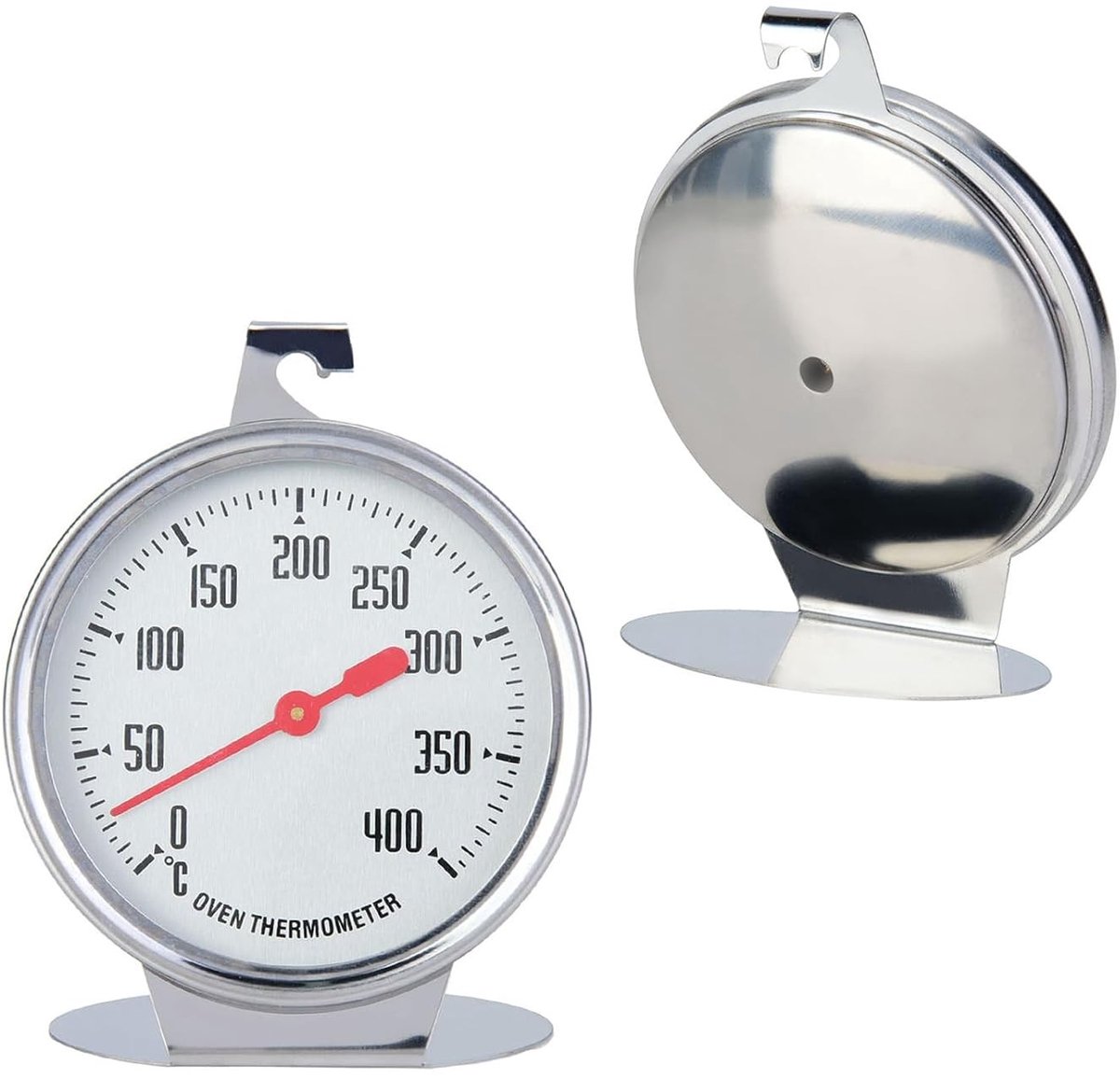 Oventhermometer van roestvrij staal voor nauwkeurig koken en bakken in de keuken, ideaal voor ovengebruik