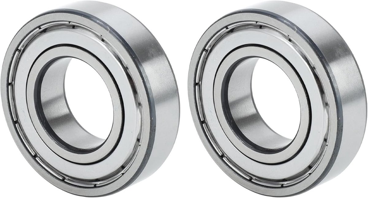 Elzusha - Set van 2 6305-ZZ Kogellagers, Dubbele Rubber Sealing