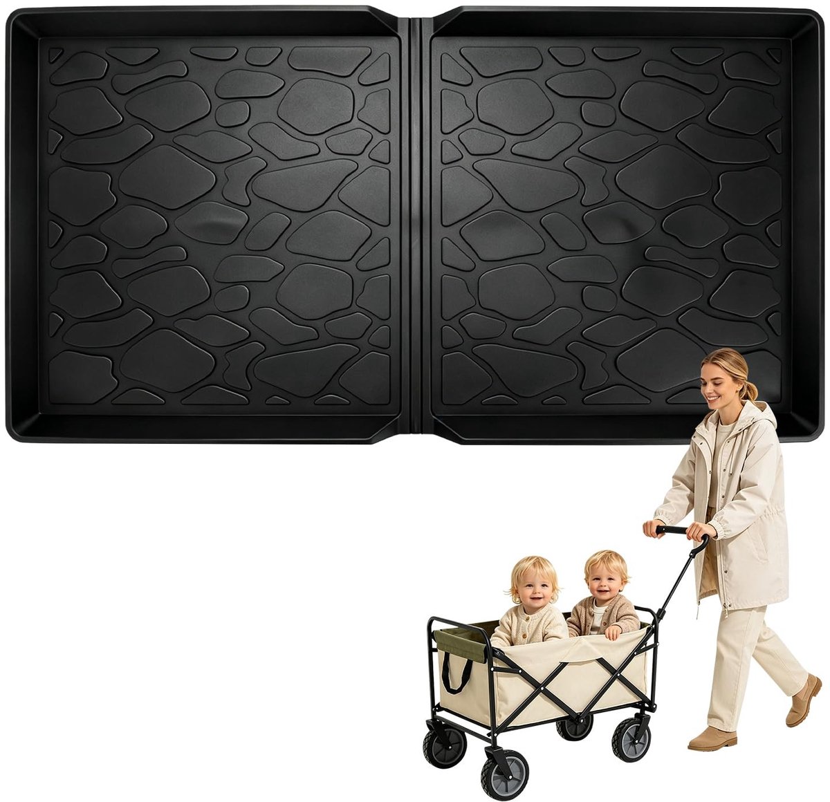 Elzusha - Weerbestendige Kinderwagenmat met Antislip Ontwerp