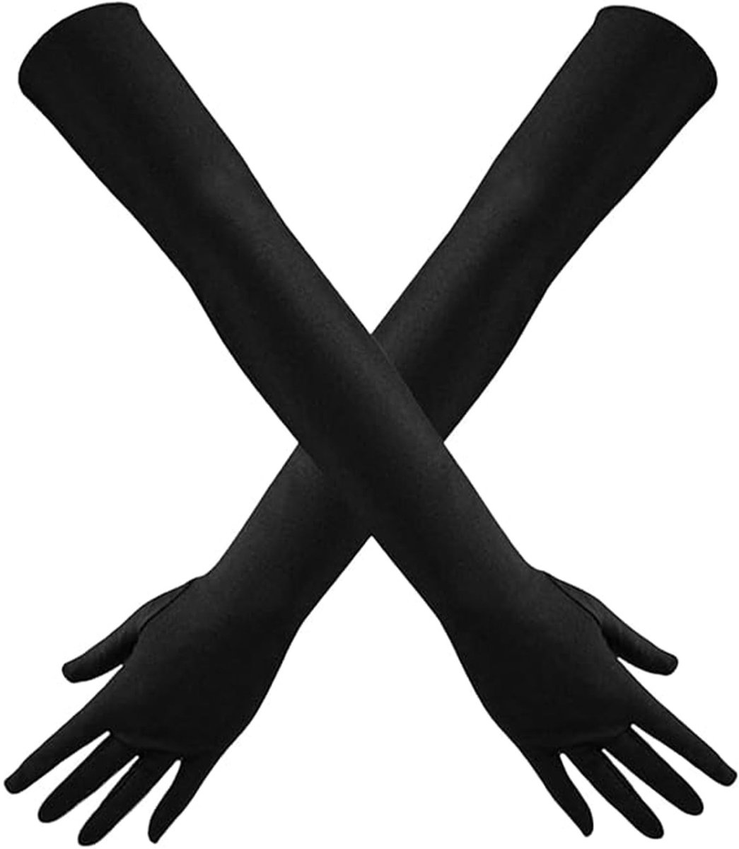 Elzusha - Elegante Lange Satin Handschoenen voor Dames