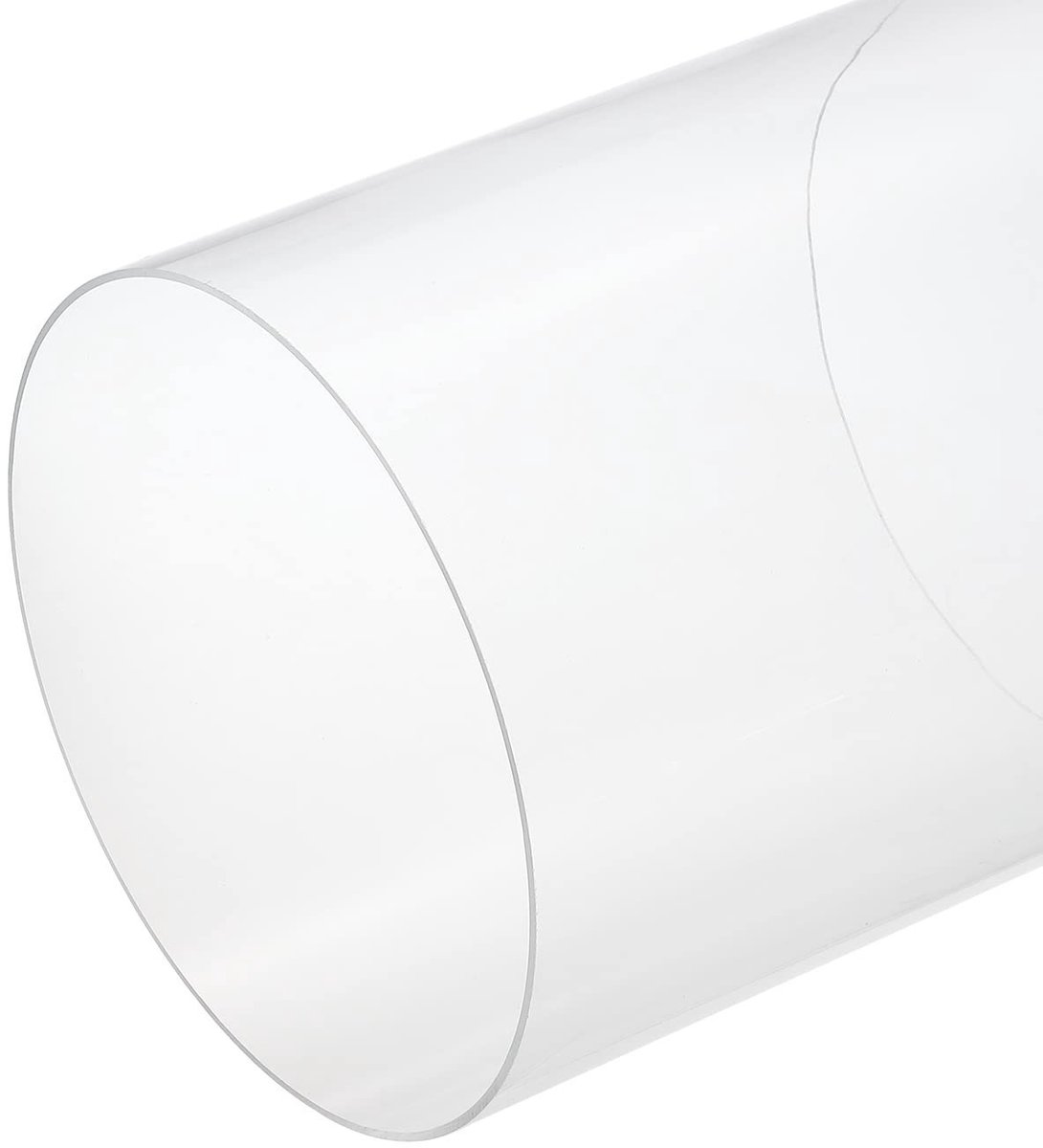 Elzusha - Transparante Acrylbuis - Ronde Buis van 195mm voor Lampen en Waterkoelsystemen