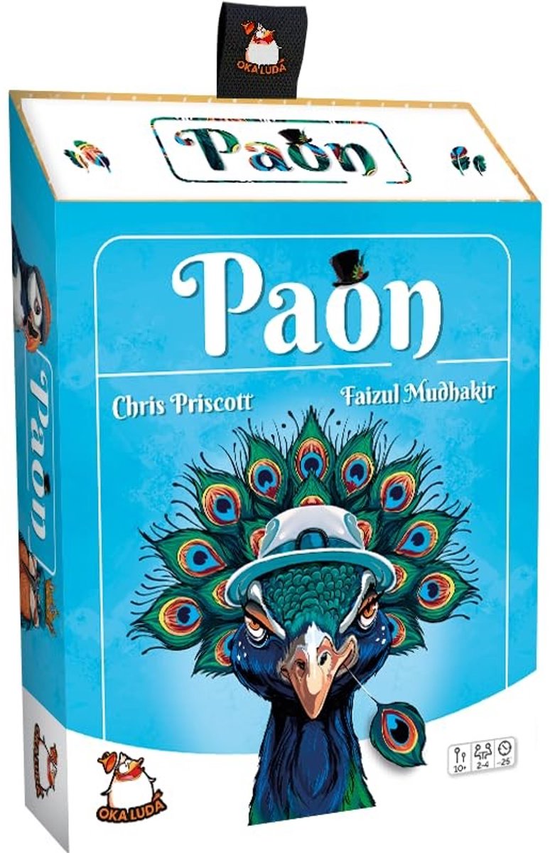 Elzusha - Pauw Bordspel voor Kinderen en Gezinnen, 2-4 Spelers