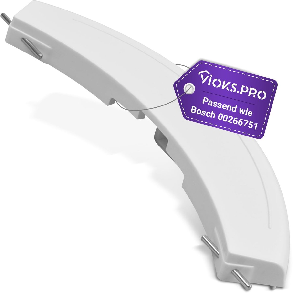 Elzusha - Vervangende Deurgreep voor Wasmachine - Wit 200 x 47 x 18 mm