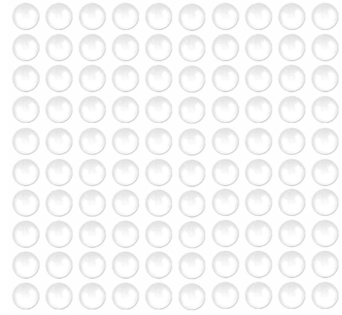 Elzusha- Deurstoppers 100 Stuks - Zelfklevend - Elastische Buffers - Aanslagdemper - Schokbestendig - Milieuvriendelijke Siliconen - Transparant Ontwerp - Deurbuffers