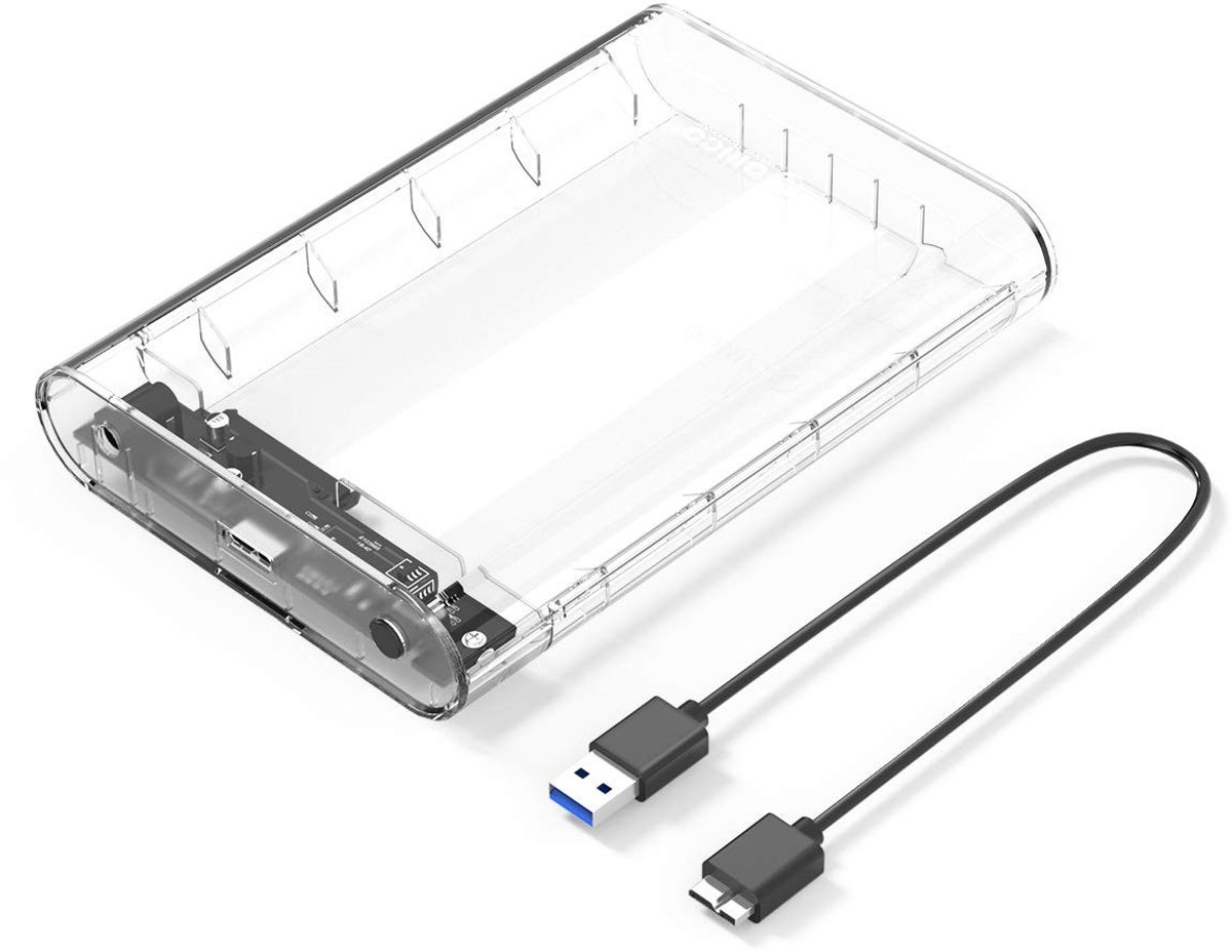 Elzusha - 3,5 inch Externe Harde Schijf Behuizing USB 3.0 - Gereedschapsloze Adapter met UASP
