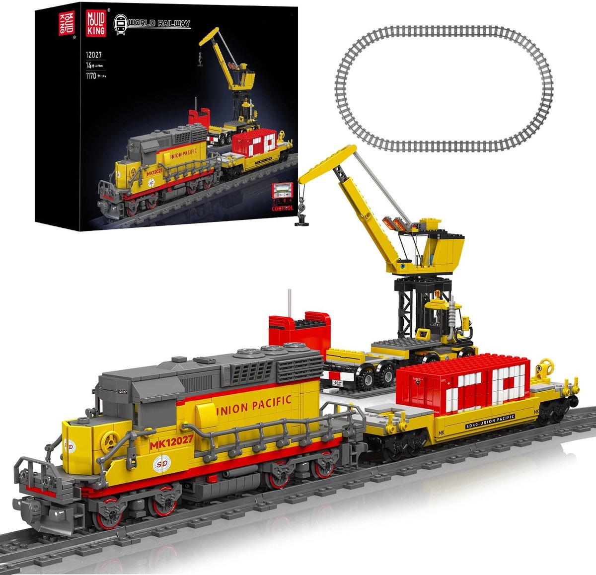 Elzusha - Bouwset Diesel Locomotief met Afstandsbediening