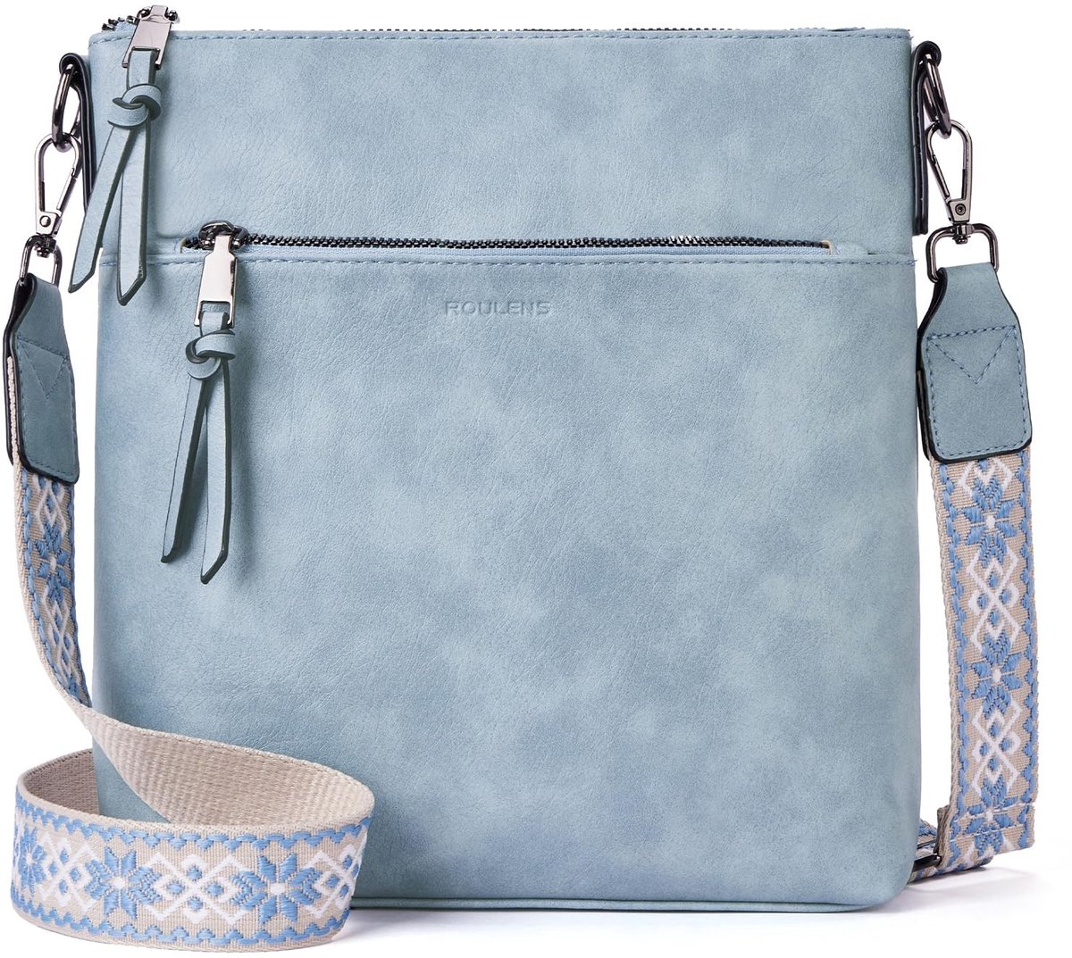 Elzusha - Crossbody Schoudertas voor Vrouwen - Lichtgewicht Vegan Leer