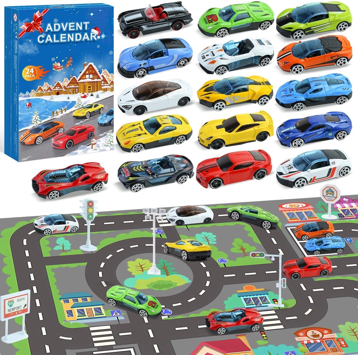 Elzusha - Adventskalender voor Kinderen met Mini Racers - 2026