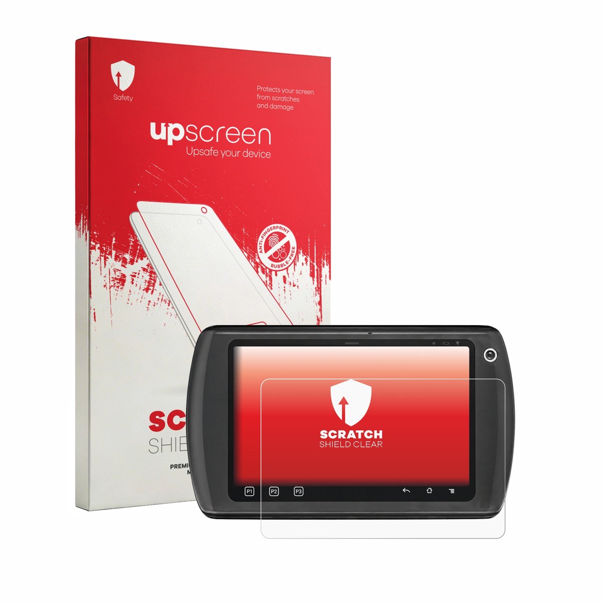 upscreen - Screenprotector voor Zebra ET1 - Folie Beschermfolie transparant