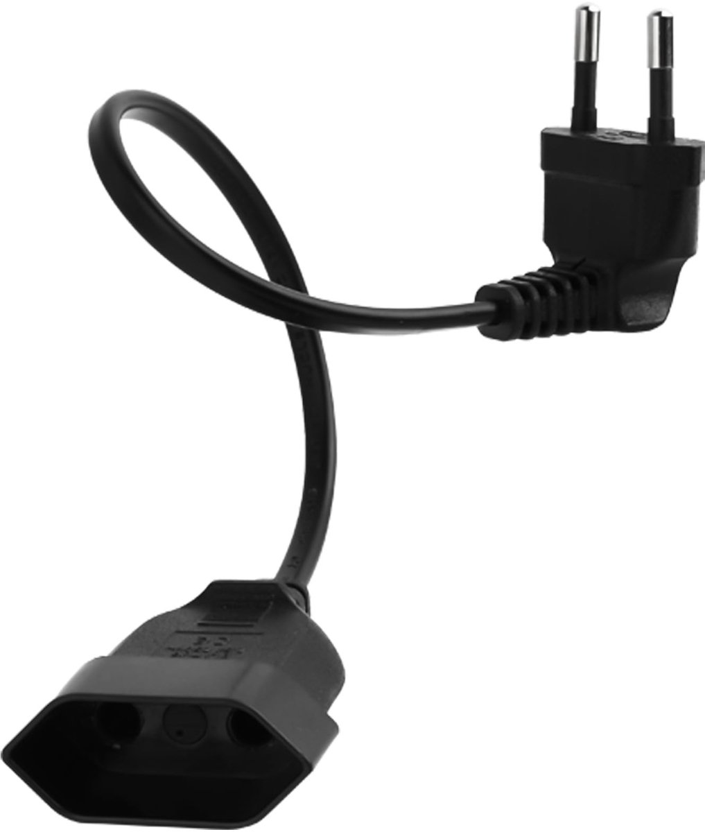 Elzusha - 90 Graden Euro Plug Type C naar Type C Connector