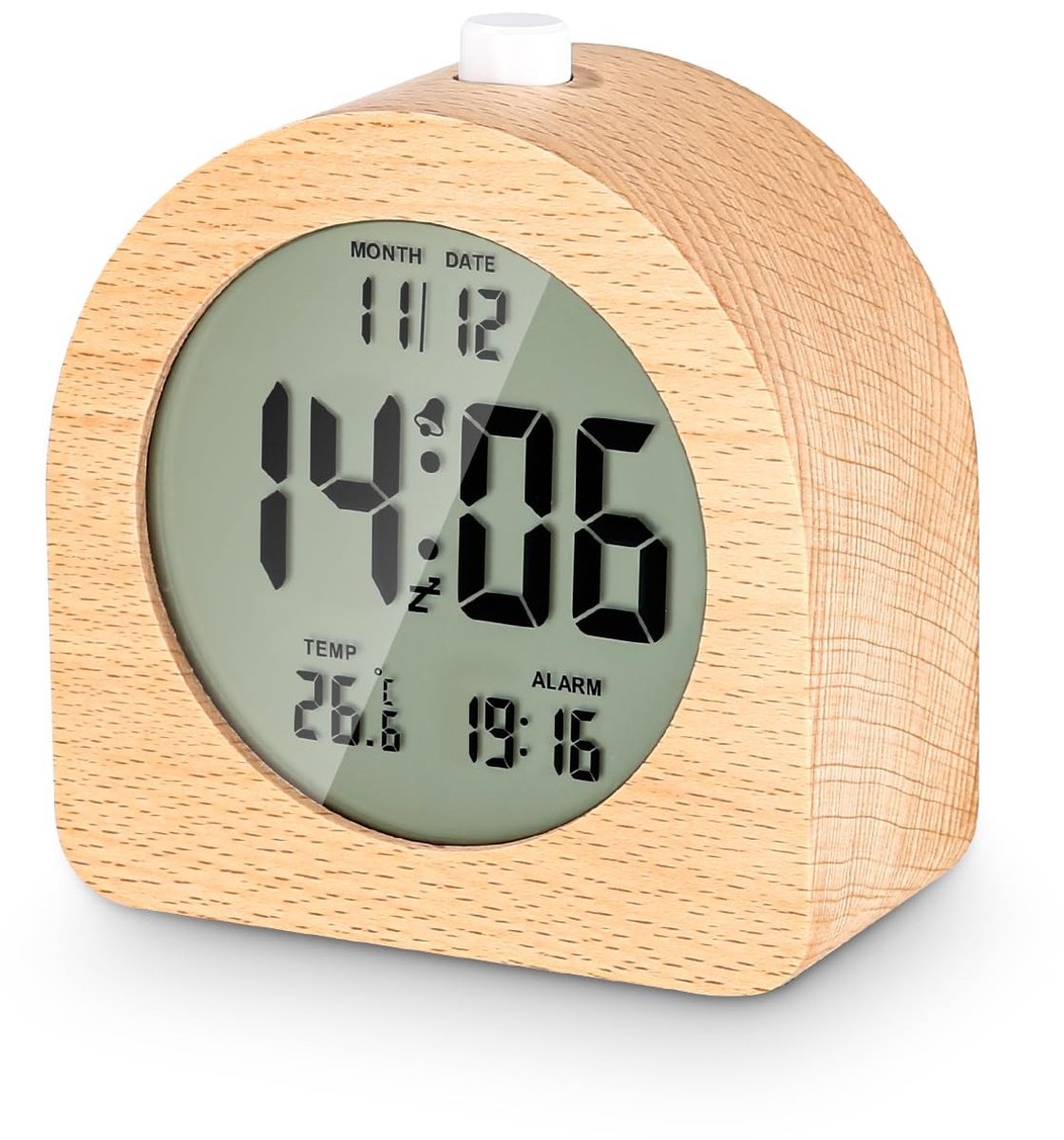 Elzusha - Digitale Wecker met Temperatuurweergave en Snoozefunctie