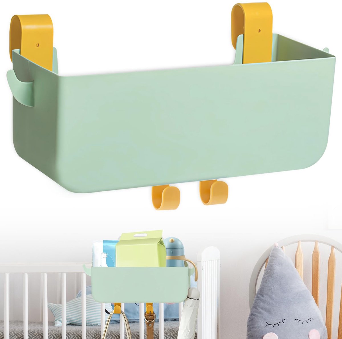 Elzusha - Bed Organizer met Haken voor een Opgeruimde Slaapkamer