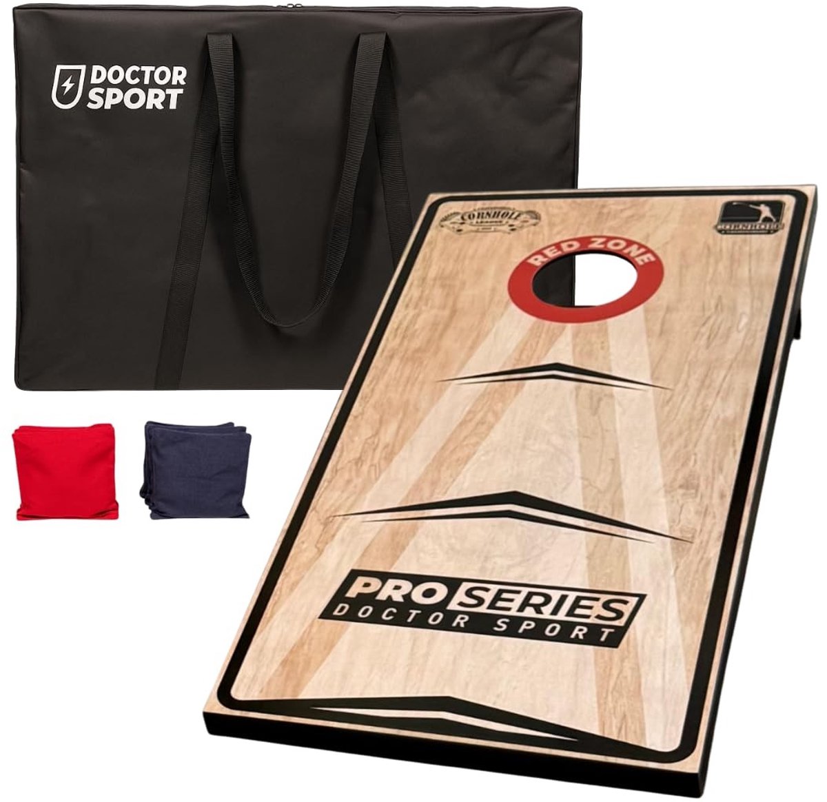 Elzusha - Cornhole Spelset - Officiële Maat 120 x 60 cm - Inclusief Bean Bags