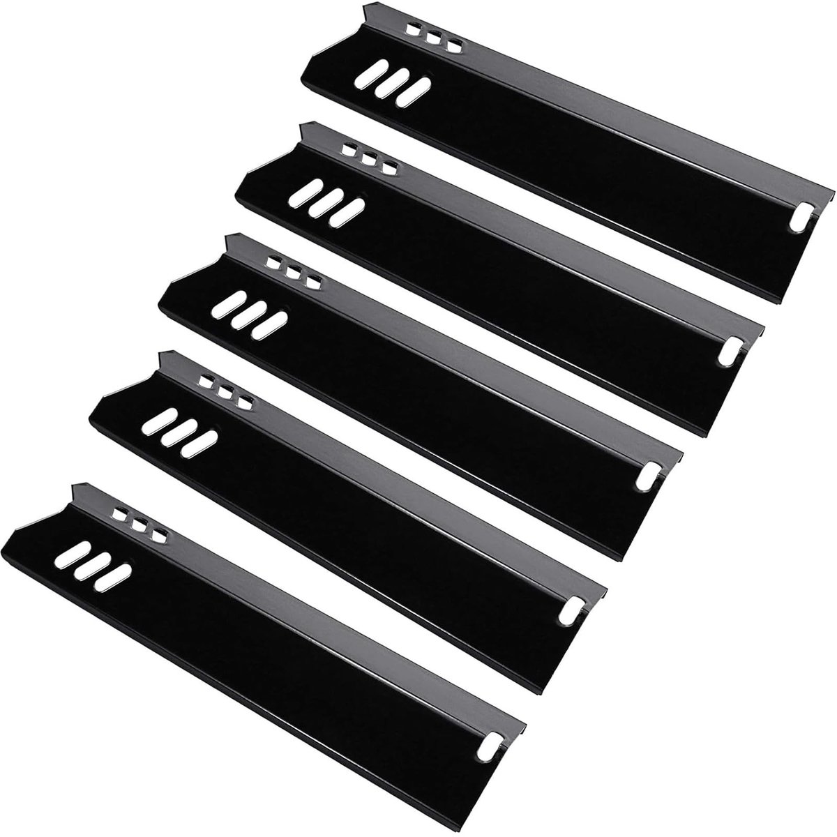 Elzusha - 5-pack Porselein Staal Warmteplaten voor Select Uniflame Gas Grill