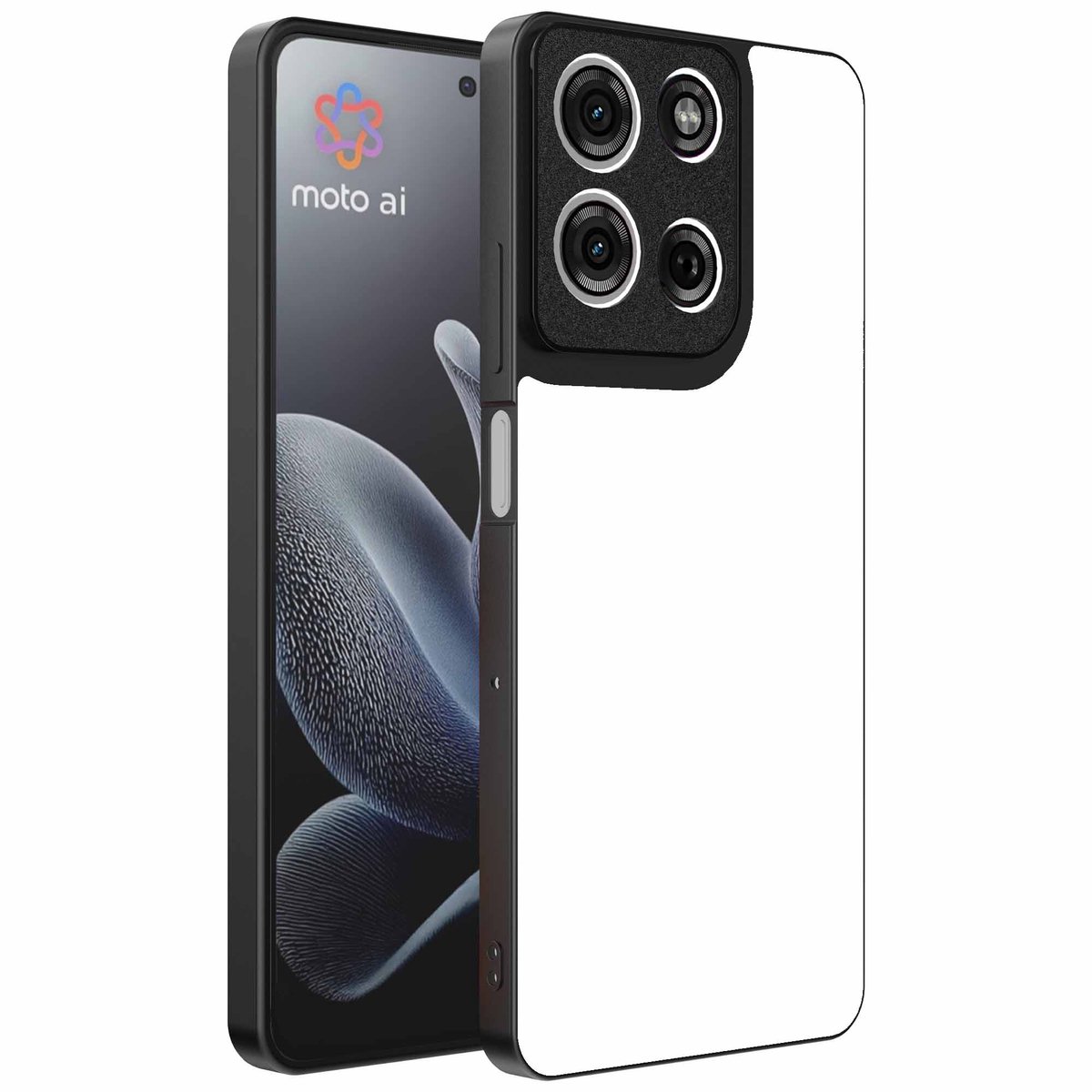 Smartphonica Geschikt voor Motorola Edge 70 Sublimatie Hoesje TPU – Geschikt Voor Sublimatiedruk Warmtepers – Doe Het Zelf Case Met Eigen Foto Of Opdruk geschikt voor Motorola Edge 70