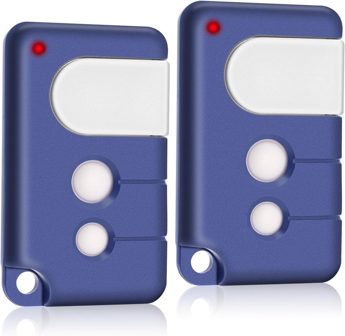 Vervangende afstandsbediening voor garagedeuropener, 433.92MHz, compatibel met ML500 en ML700, 2-kanaals handzender (2 stuks)