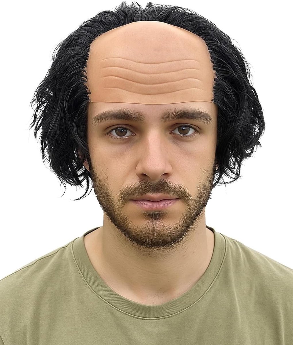 Grappige Cosplay Perucas voor Volwassenen - Halloween Kostuums voor Artsen, Verpleegkundigen en Professoren