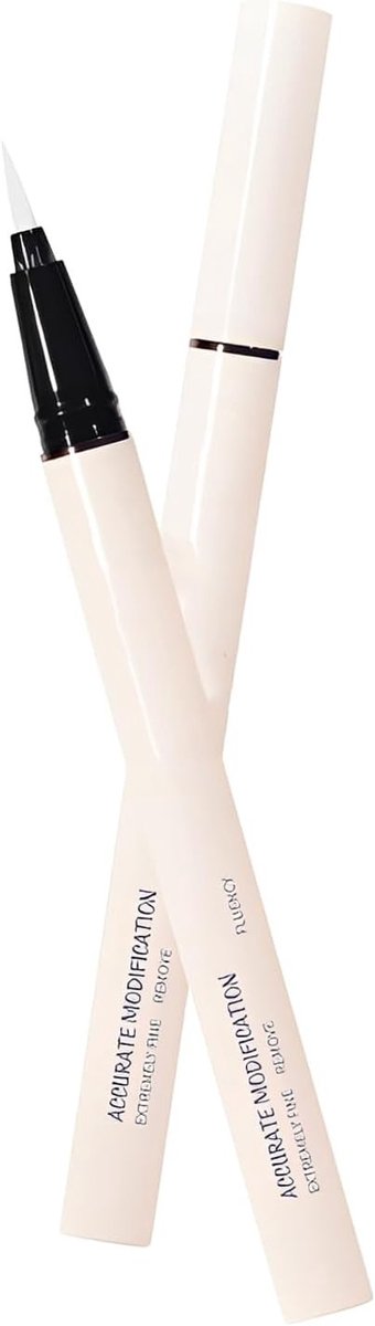 Correctievloeistof voor Eyeliner en Wenkbrauwen, Precisie Applicators voor Beginners, Make-up Tool voor Nauwkeurige Aanbreng en Perfecte Look