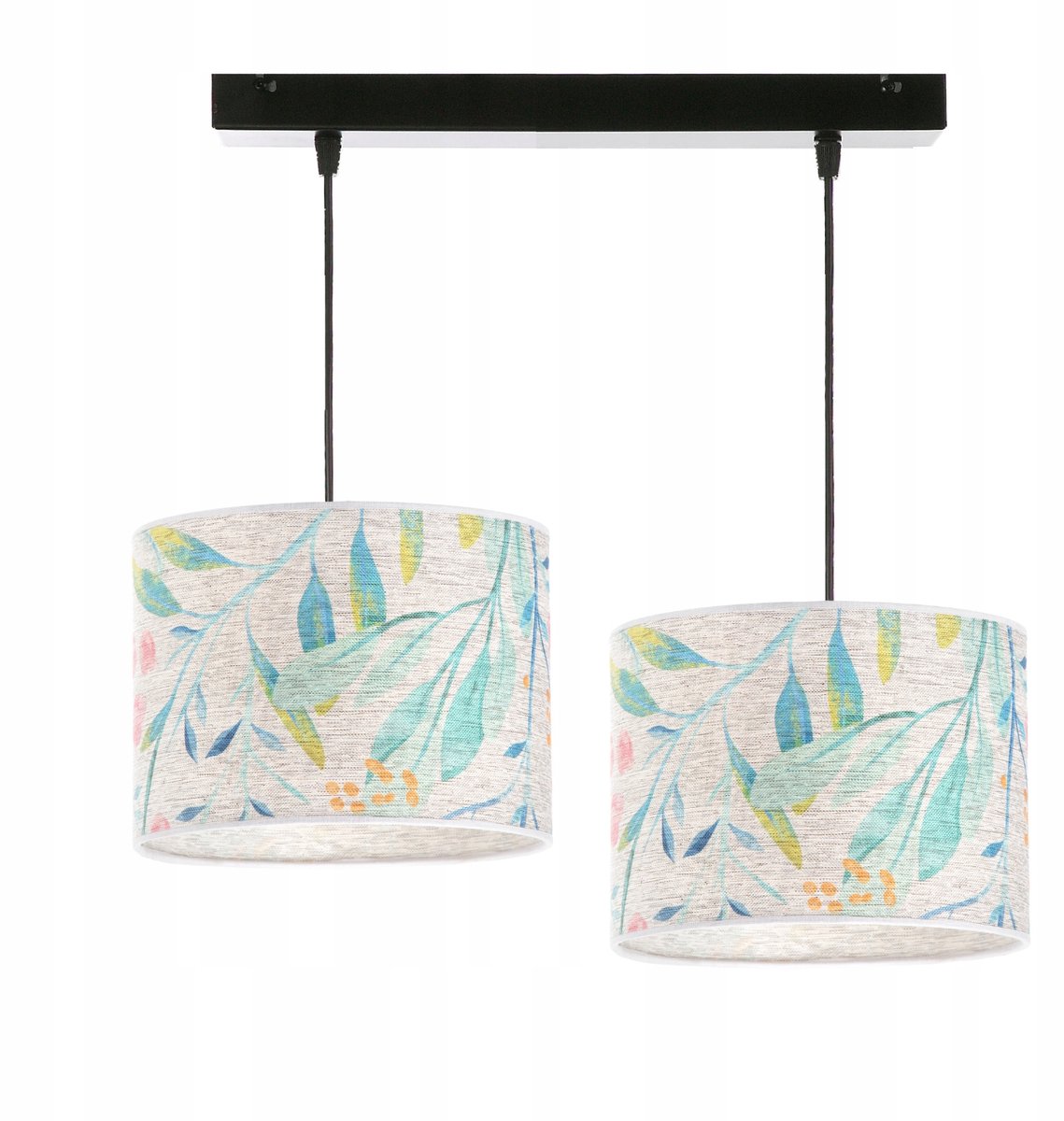 Moderne Boho Hanglamp met Jute Lampenkappen - E27 Fitting