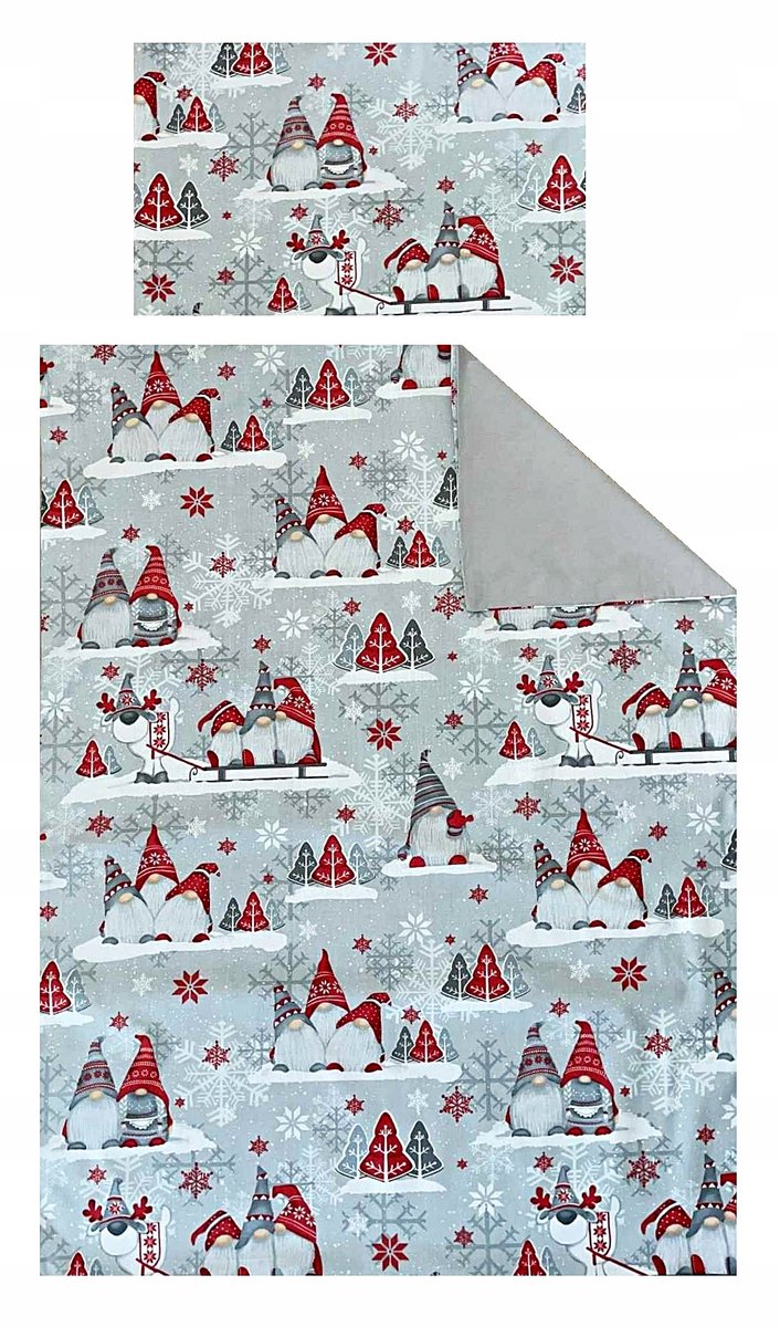 Kinderbeddengoed 120x200cm + 50x60cm, 100% Katoen, Feestelijk