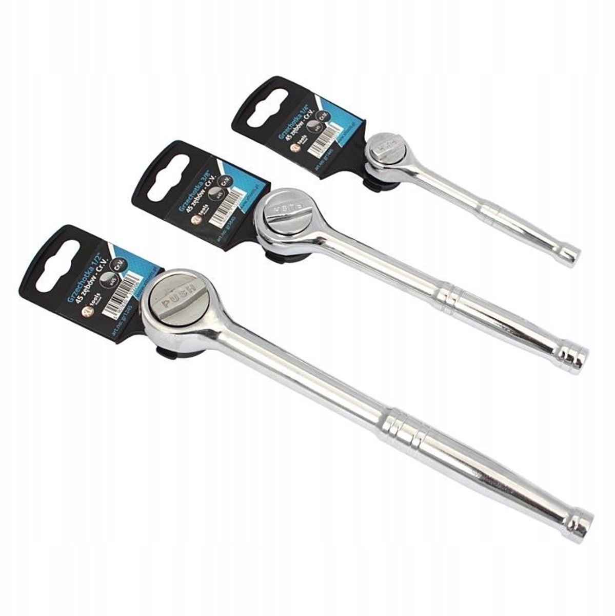 Ratelsleutel 3/8'' 45 Tanden CRV Staal XL-Tools