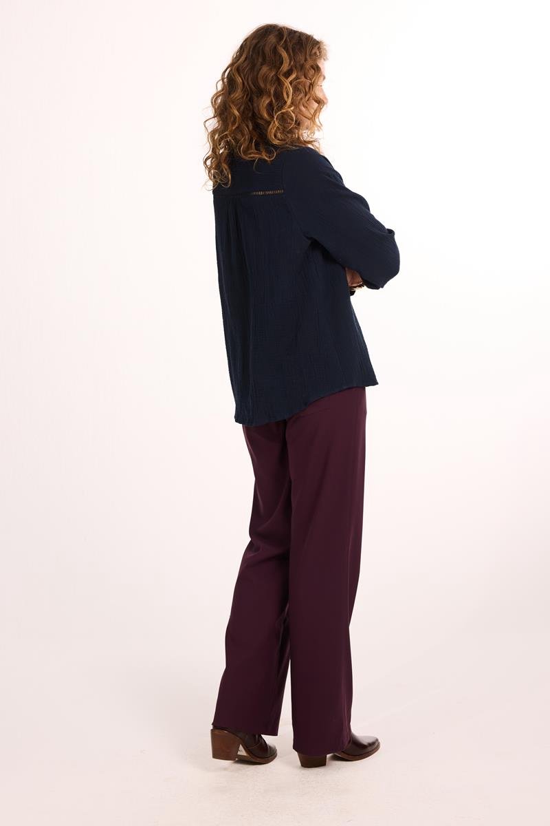 DIDI Dames Blouse Freja Dark blue maat 42