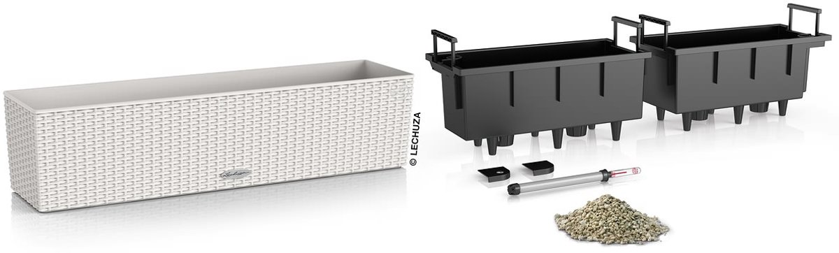 Lechuza Balconera Cottage 80 - Planter - with removable inner pot
