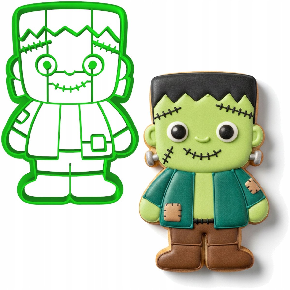 Halloween Frankenstein Koekjesvorm - 10cm
