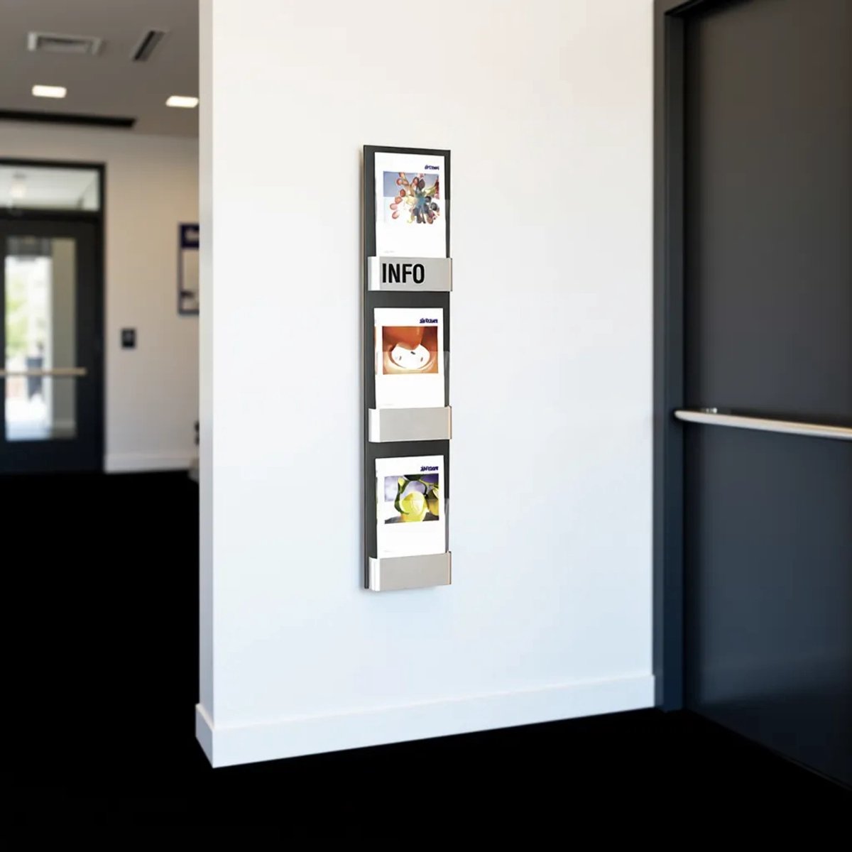 Folderhouder Info wand folderrek