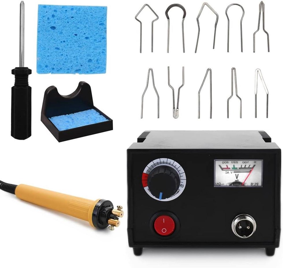 Houtbrander Set - Pyrografie Pen - Houtbewerking Ambachten - Verstelbare Temperatuur - 93 Watt - Zwart