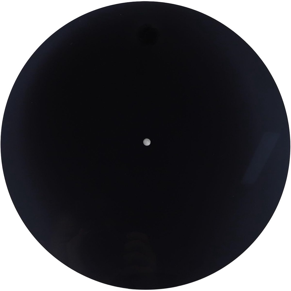 Professionele Acryl Platenmat voor Turntable, Verbeter Geluidskwaliteit en Verminder Ruis voor 12 inch Vinyl Platen (Zwart)